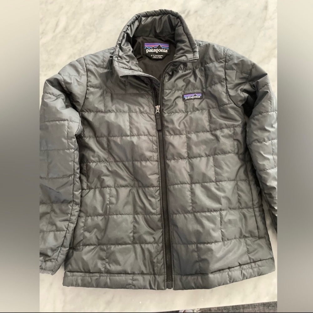 Kids Nano Puff jacket, like new but with kids name written on inside of jacket.